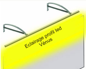 Eclairage profil LED Vénus