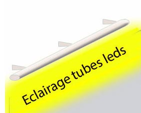 Eclairage rampe tube LED