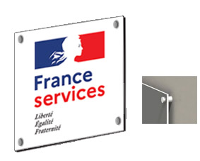 Panneau mural France services - Enseigne murale France services